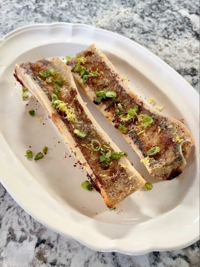 Oven Roasted Bone Marrow Recipe
